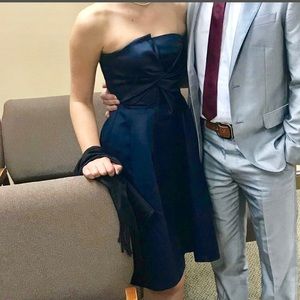 Strapless formal evening dress